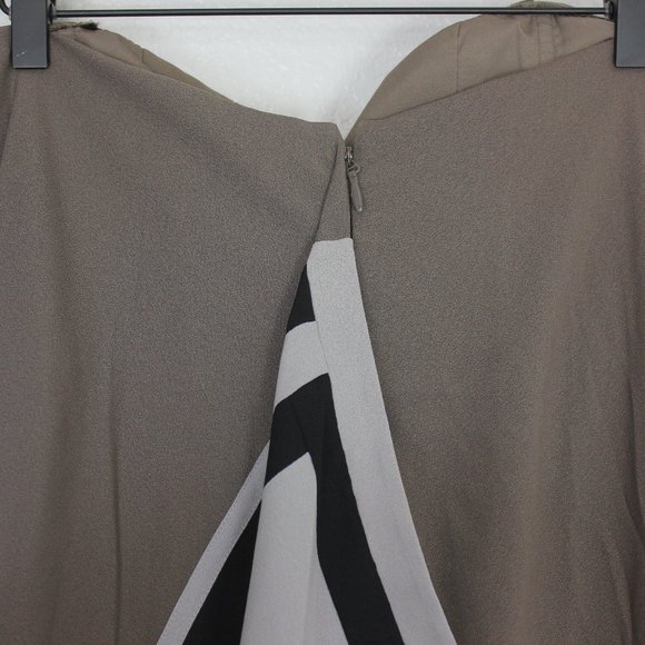 BCBGMaxazria Runway Handkerchief Strapless Draped Dress - Picture 6 of 8